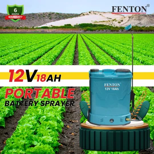 Fenton Krishi BS- 06 Double Motor Battery Operated Sprayer 12 V x 18 Ah (20L Capacity) Heavy Battery, Comfortable Padding Support - Image 3