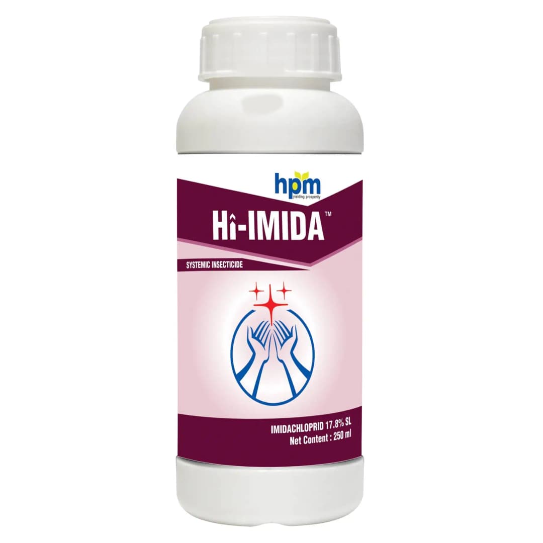 Hpm Hi-Imida Imidacloprid 17.8% SL, Effective Systemic Insecticide For Cotton, Paddy, and Vegetables