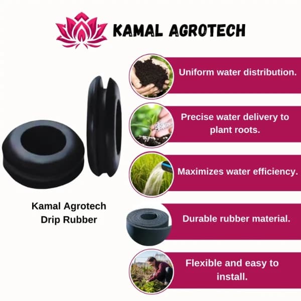 Kamal Agrotech 16mm Grommet, Drip Irrigation Accessories, Leak-Proof Drip Fitting For Efficient Irrigation In Agriculture & Gardening - Image 3