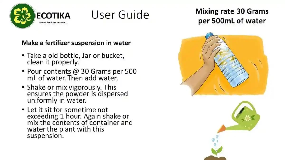 Ecotika Fertilizer for Chrysanthemum, Fertilizer Blend, Suitable for Use with Plants Requiring Nutrition - Image 1