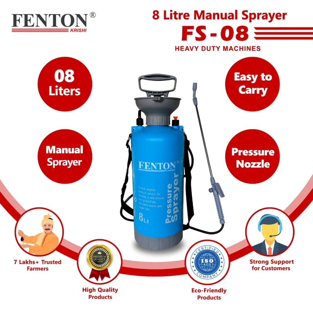 Fenton Krishi FS-08 8 Litre pressure Sprayer, Haevy Duty Machine - Image 4