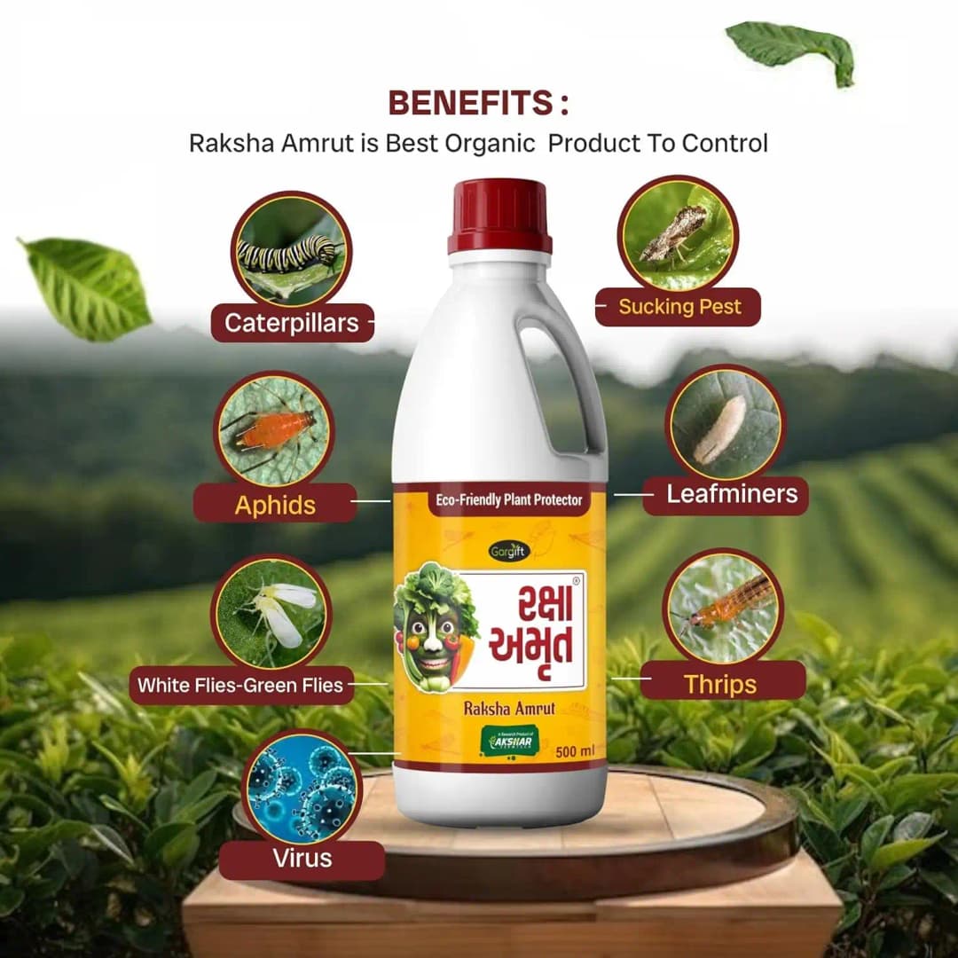 Raksha Amrut, Powerful Eco-Friendly Formula with Advanced Nanotechnology, Controls Various Sucking Pests - Image 2