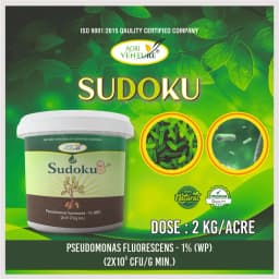 Agriventure Sudoku (Pseudomonas Flurescens 1% Wp) Promote Plant Growth And Health By Suppressing Soil Borne Diseases 3