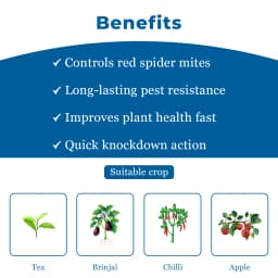 Willowood Willo-Mite Propargite 57% EC Insecticide, all Type of Mite Controller, Use for Tea, Brinjal, Chili and Apple 4