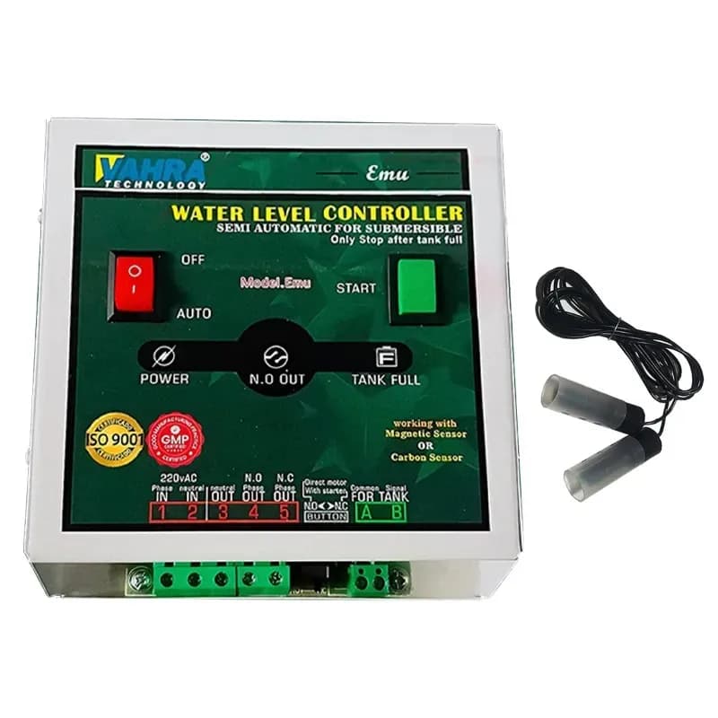 Vahra Semi Automatic Water Level Controller Only Stops After Tank Gets Full, Helps In Preventing Water Loss - Image 1