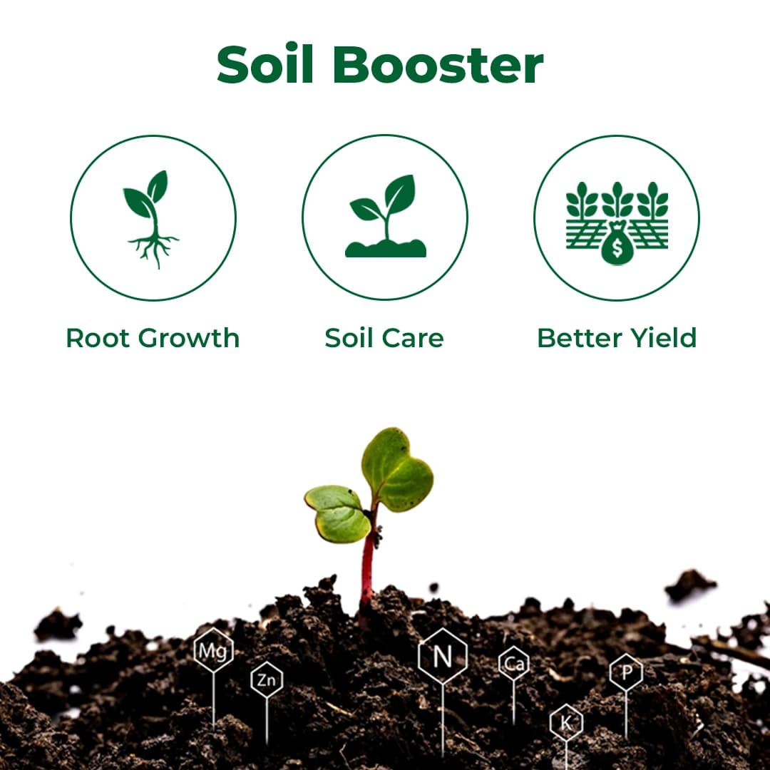 कात्यायनी एक्टिवेटेड ह्युमिक एसिड + फुल्विक एसिड पौधों का उर्वरक और जैव एन्हांसर, सिलिका वेटिंग एजेंट 100% ऑर्गेनिक घरेलू बग़ीचे और कृषि के लिए - Image 4