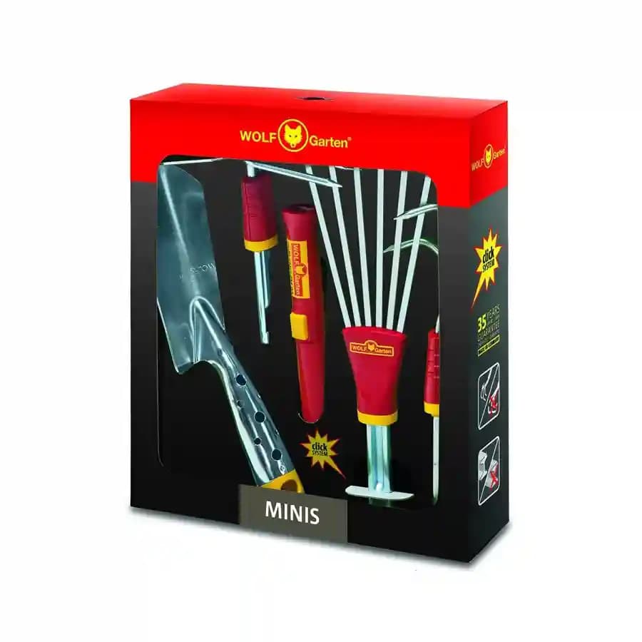 वोल्फ गार्टेन मिनी टूल सेट (पी 243), मल्टी स्टार स्टील मिनी बागवानी उपकरण सेट, बागवानी के लिए, बागवानी उपकरण - Image 3