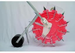 JAIVEER Hand Operated Manual Seeder, 12 Teeth, Single Row Roller Type Plant Seeder, Durable, Easy To Use, Ideal For Fields 2