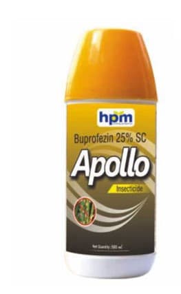 एचपीएम अपोलो (बुप्रोफेज़िन 25% एससी) संपर्क और पेट क्रिया के साथ कीटनाशक और एसारिसाइड