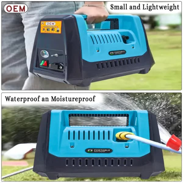 OEM Portable Double Motor Battery Sprayer With 12V x 14A Battery, High Pressure Pump & 10 Mtr Pipe, Perfect For Gardening & Pesticide Spraying (TP02) - Image 5