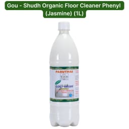 Pasuthai Gou Shudh Floor Cleaner (JASMINE), Chemical Free, Kills 99.9% Germs, Antibacterial, Suitable for All Floors, Tiles, Marble, Concrete Surface 3