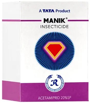Tata Rallis Manik Acetamiprid 20% SP, Effective Systemic Insecticide for the Control of Aphids, Jassids, and White Flies