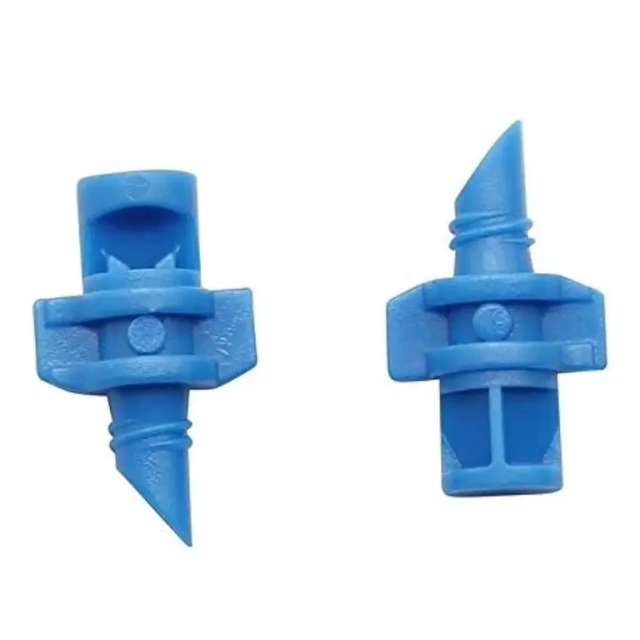 Vasudha Irrigation Jet Sprinkler 90 Degree, Size 4 mm Direct Plug In 16 And 20 mm Drip Line (Blue Color) - Image 1