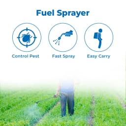 Balwaan BKS 35 Knapsack Petrol Power Sprayer 4 Stroke, Used For Spraying Liquid Solutions In Agricultural & Gardening Area, 25 Liter Tank Capacity 3