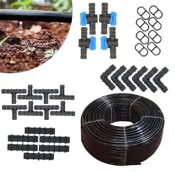 Bhagirath - 16mm Inline 300 Mtr Drip Irrigation Pipe Inbuild Dripper, Use for Agriculture and gardening purpose 1