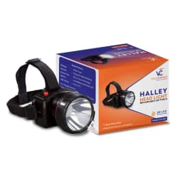 Villconnect Halley 3W LED Rechargeable Head Light, 1200mAh Battery, 1KM Range, ABS Body, Overcharge Protection 2
