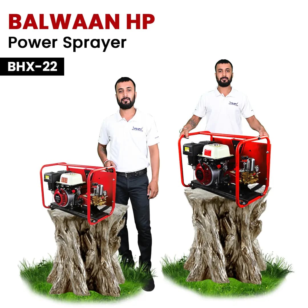 Balwaan BHX-22 Portable Power Sprayer, HTP Sprayer, 4 Stroke, 80 cc Petrol Engine - Image 5