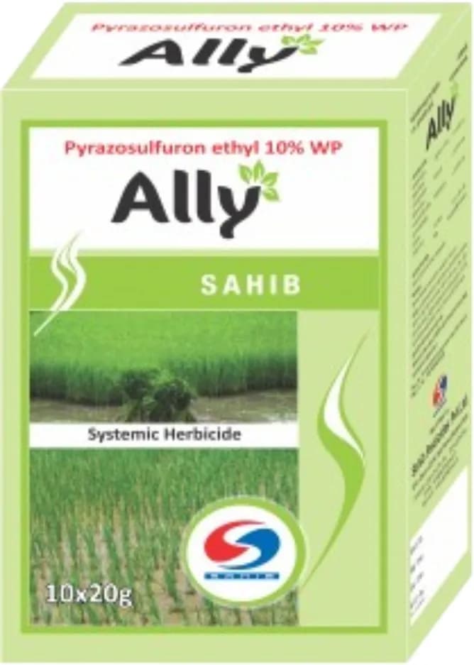 Sahib Ally Pyrazosulfuron Ethyl 10% Wp , Selective, Systemic, and Pre-Emergence Herbicide - Image 1