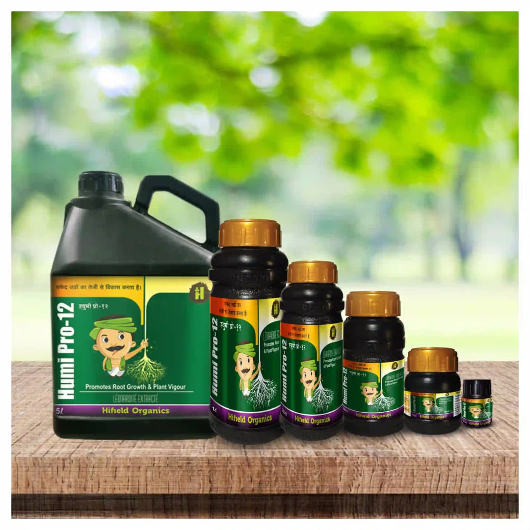 Humi Pro 12 (Humic Acid + Fulvic Acid) Flowering, Fruiting, Root Growth, Suitable for Drip, Foliar Spray and Drenching - Image 8