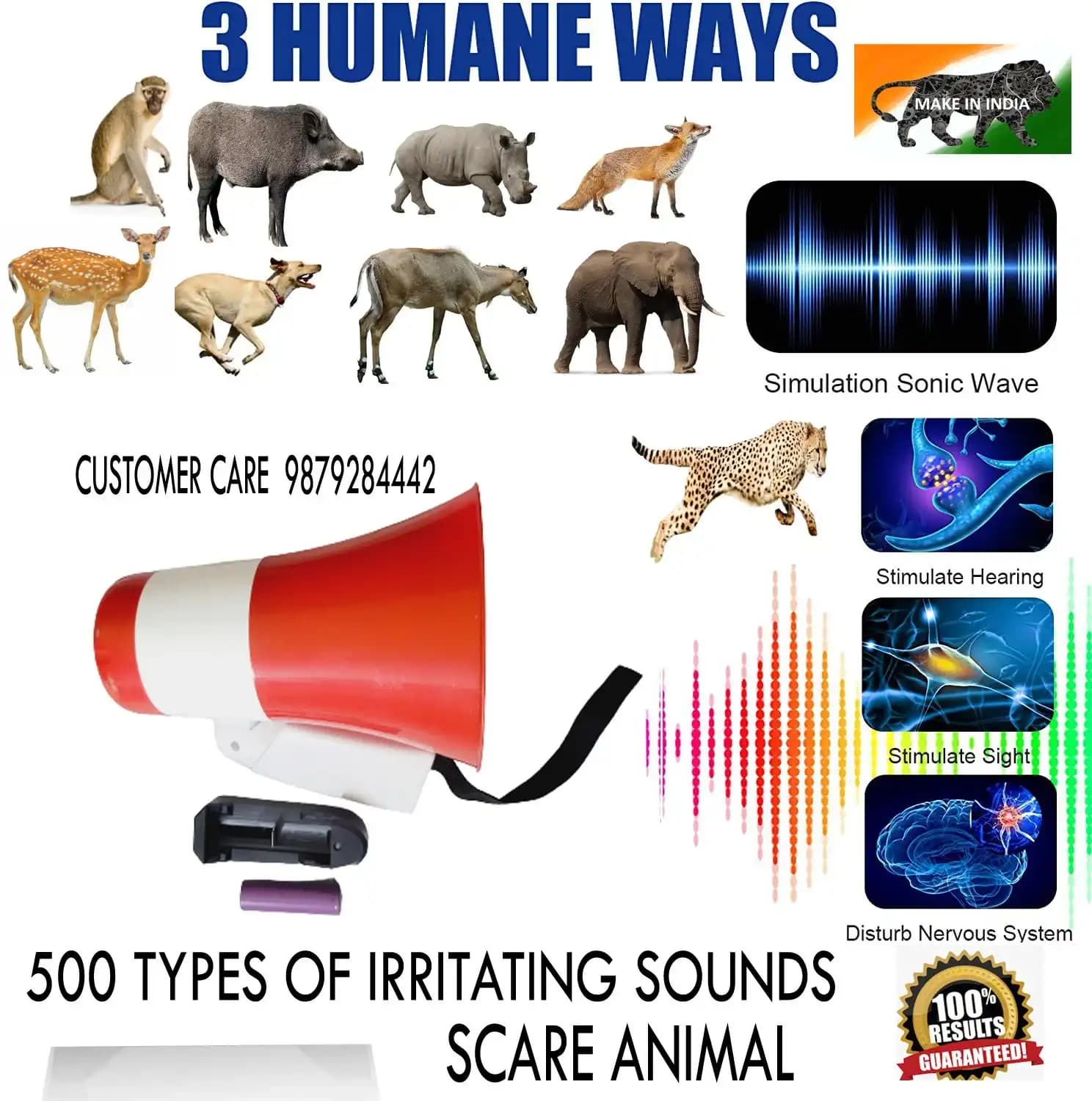 Shyam Wild Animal Scare Gun Repellent System For Farming Area With Very Loud & Noisy Sound - Image 3
