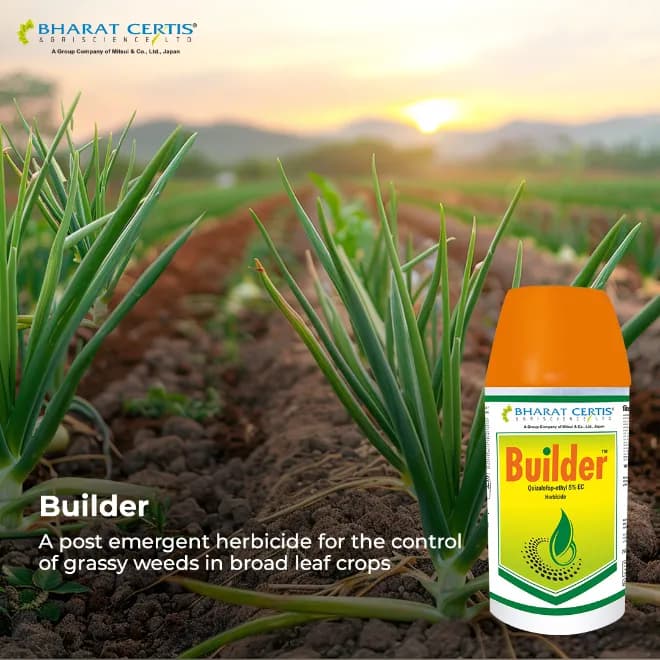 Bharat Certis Builder Quizalofop-Ethyl 5% EC Herbicide, Effective Weed Control In Soybean, Cotton, Groundnut And Onion - Image 3