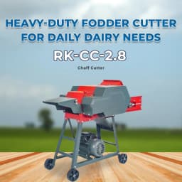 Royal Kissan Chaff Cutter RK-CC-2.8 (220), 2800 KG-HR Cutting Capacity, High-Speed Fodder Processing 2