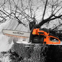 Neptune CS-58M Chain Saw Heavy Duty Powerful Magnesium Body, 58CC, 2 Stroke Petrol, 22inch Blade, Professional Cutting Trees, Garden, Agriculture 9