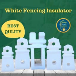 Radhe 2 Inch Heavy Plastic Insulator, Used For Solar Zhatka Machine Fencing With Clutch Wire 6