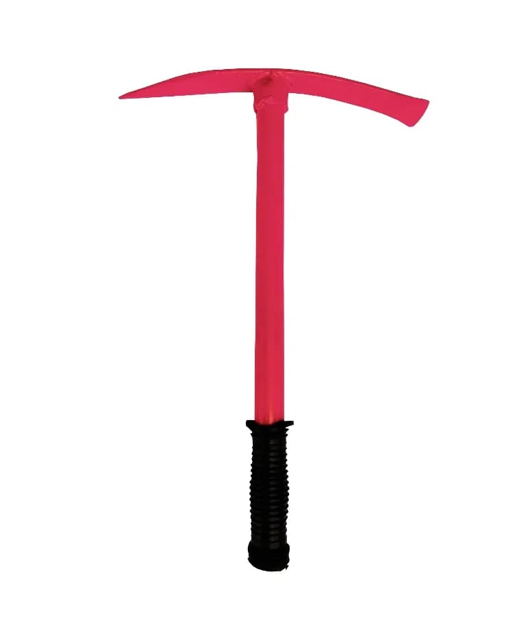 Garden Pickaxe With 25 MM Long Handle, MS Hard Material With Powder Coated - Image 1