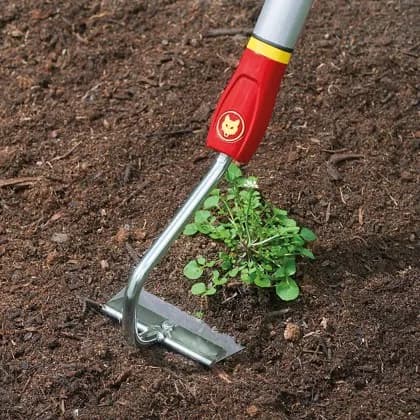Wolf Garten Draw Hoe (HU-M 10) 10cm, Garden Weeder, Makes Quick Work Of The Arduous Task Of Weeding - Image 1