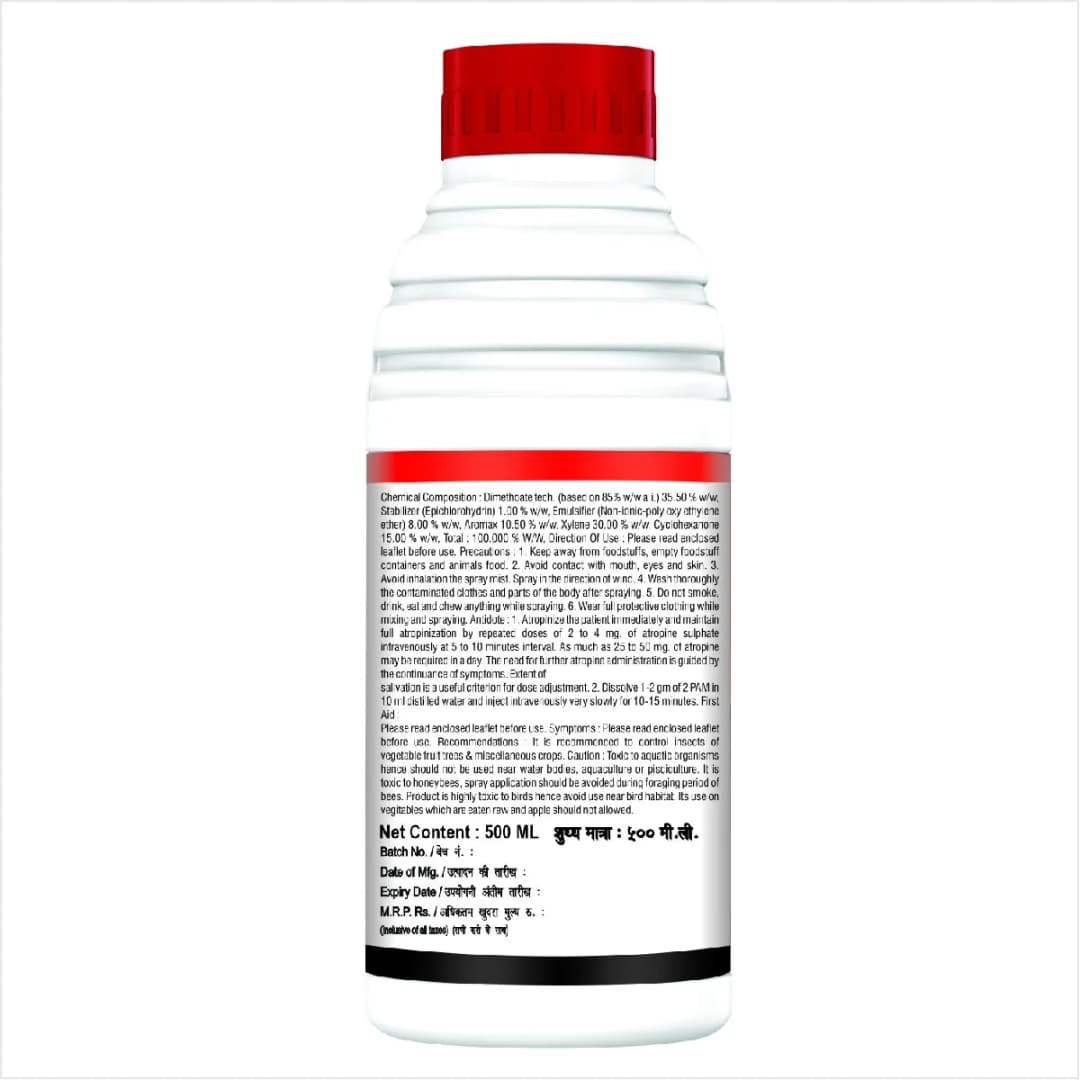 Agriventure Dimete (Dimethoate 30 % E.C) Contact And Systemic Organophosphate - Image 2