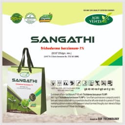 Agriventure SANGATHI (Trichoderma Harizianum 1%) Bactericide, Organic Product Bio Fungicide 4