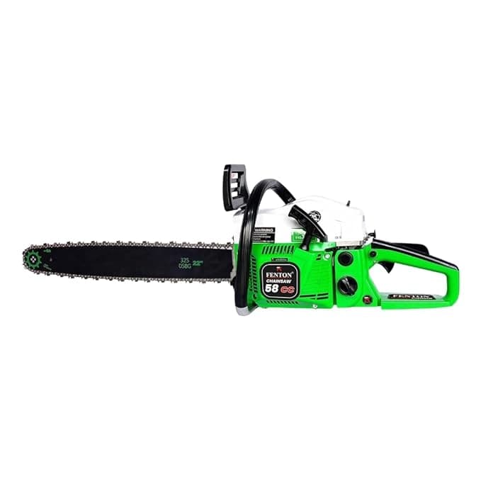 Fenton Krishi FKC-58-18, 58 CC, 18 Inch, 2-Stroke Petrol Engine Chainsaw, Guide Bar For Wood Cutting Air Cooled Chainsaw - Image 1