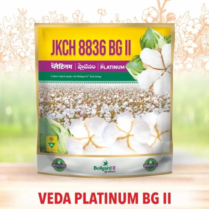 Veda Platinum JKCH 8836 BG-II Hybrid Cotton Seeds, For Rainfed and Irrigated Conditions (475 Gm) - Image 2