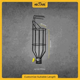 हेक्टेयर फल हार्वेस्टर या लीमोन और अन्य छोटे फलों के लिए पिकर, धातु सामग्री, पाउडर रस्ट प्रूफ कोटेड 3