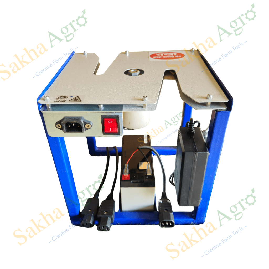 Sakha Agro Onion and Garlic Cutting Machine, Cutter for Onion & Garlic Root and Leaf, Runs On Spray Pump Or 12V Power Source - Image 3