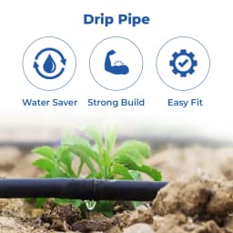 Siddhi Drip Irrigation Pipe Lateral 20mm Pipe (Length - 300 Meter) , UV resistant, LLDPE Material 3