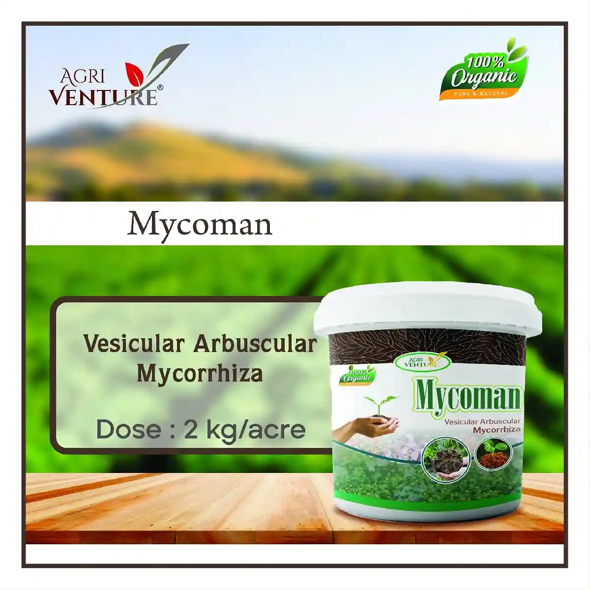 Agriventure Mycoman (Vesicular Arbuscular Mycorrhiza) For Proper Development Bactericide Organic Product Bio Fungicides - Image 2