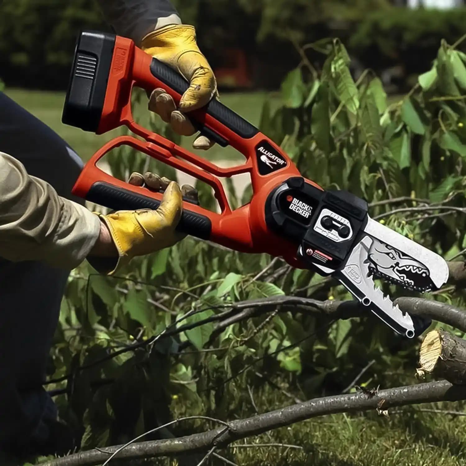 Gardening Work Gloves For Men & Women, Heavy Duty Leather Safety Gloves, (B Grade - 1 Pair) - Image 4