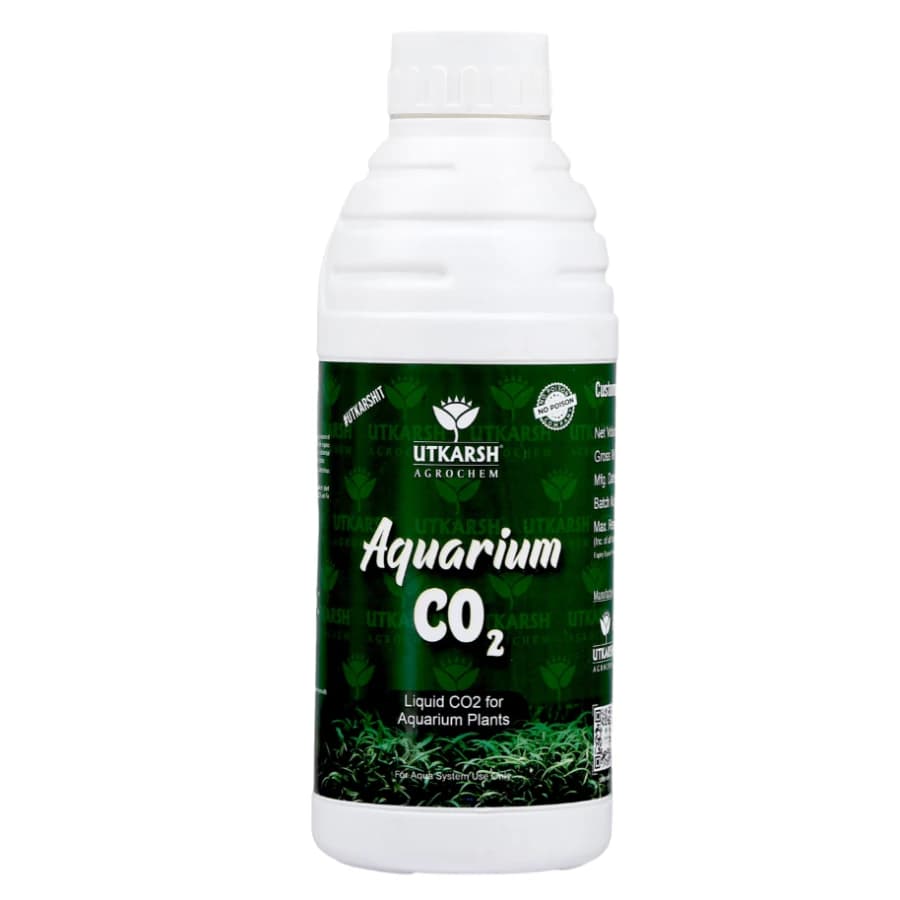 Utkarsh Aquarium CO2 Liquid, For Aquatic Plants Bioavailable Carbon and Iron Benefits