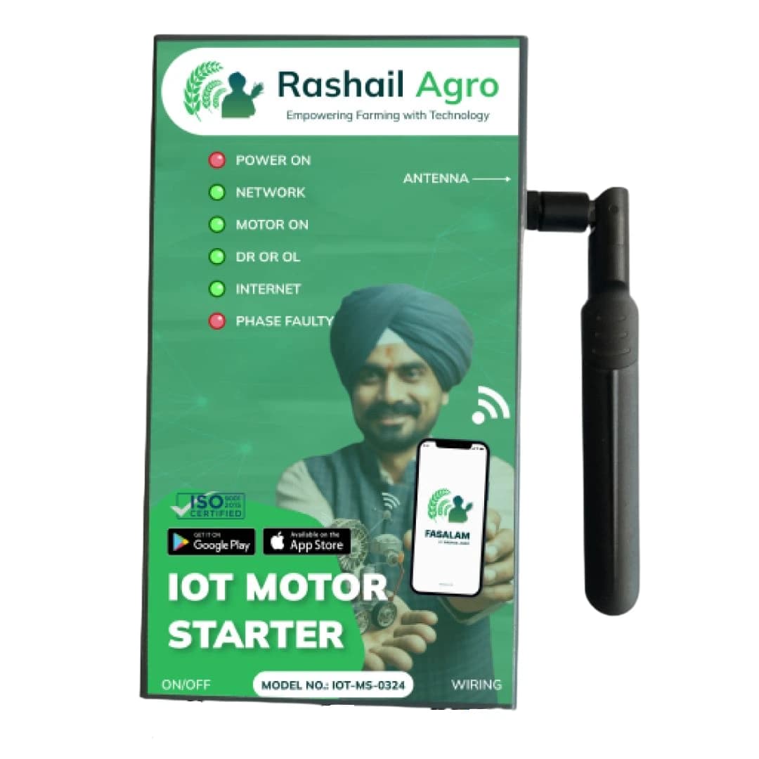 Rashail IoT Motor Controller, No Monthly Recharge Required, Mobile App For Control & Monitoring - Image 1