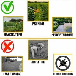 Farmio Sudarshan Brush Cutter For Grass Cutting, Trimming 14000 RPM Speed For Agriculture And Garden Use 2