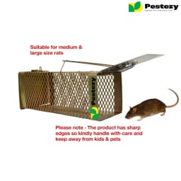 Pestezy Mouse Or Rat Trap Cage, Humane, Durable, Safe And Easy to Use, Cross Design, Allowing For Safe Release 5