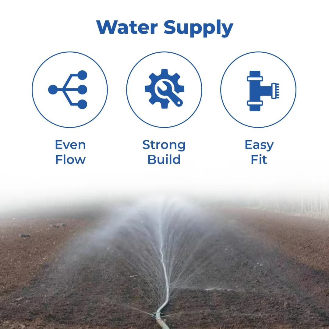 Siddhi Vinayak Rain Pipe 100 Meter Length With Accessories (Cock, Rubber Grommet, Joiner, End Connector) UV Resistant, Easy To Use And Setup. - Image 3
