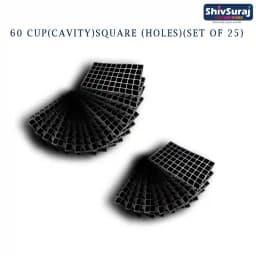 Shivsuraj 60 Cavity Seedling Tray Square Shape Hole Germination Tray, Nursery Tray For Sowing Seeds 7