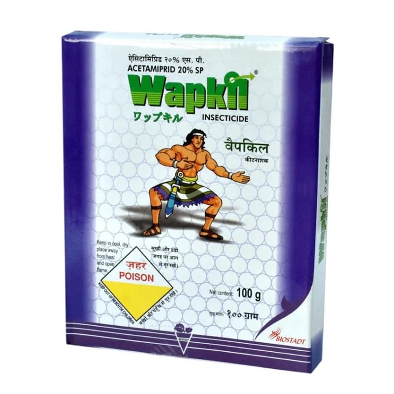 Biostadt Wapkil Acetamiprid 20% SP Insecticide, Effective For Sucking Pest Management In Crops