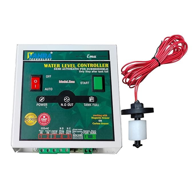 Vahra Semi Automatic Water Level Controller Only Stops After Tank Gets Full, Helps In Preventing Water Loss - Image 7