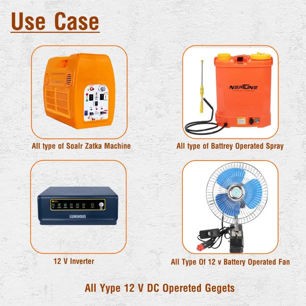 Radhe Agri 12V x 15Ah Rechargeable Lithium Ion Battery, Usage For Agricultural Sprayers & Zatka Machine - Long Backup With 1-Year Warranty - Image 7