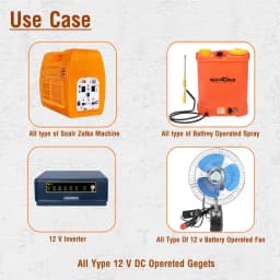 Radhe Agri 12V x 15Ah Rechargeable Lithium Ion Battery, Usage For Agricultural Sprayers & Zatka Machine - Long Backup With 1-Year Warranty 7