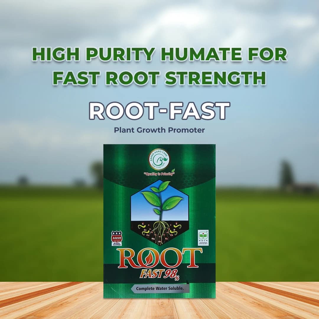 Anand Root-Fast Powder (Super Potassium Hamate 98%) Plant Growth Promoter, Improves Soil Health And The Nutrient Uptake - Image 2